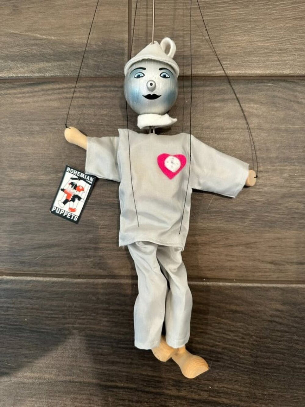 Bohemian Crafts Czech Tin Man Marionette Puppet – Wizard of Oz – NWT